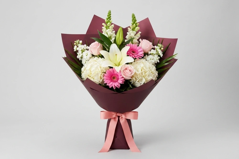 Buquê de Flores Mistas - Delicadeza e Cores Suaves