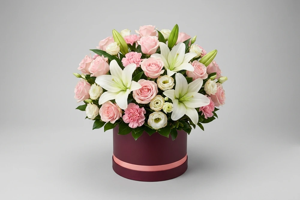 Arranjo Luxo Rosa Premium