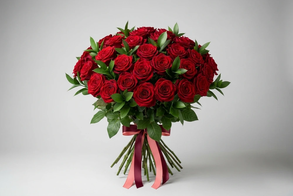 Buquê Paixão Eterna com 36 Rosas Colombianas